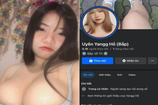 Hồ Uyên Giang ngực khủng lấn át con cu nhỏ