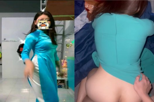 Thân mật với em áo dài quyến rũ nhất trường